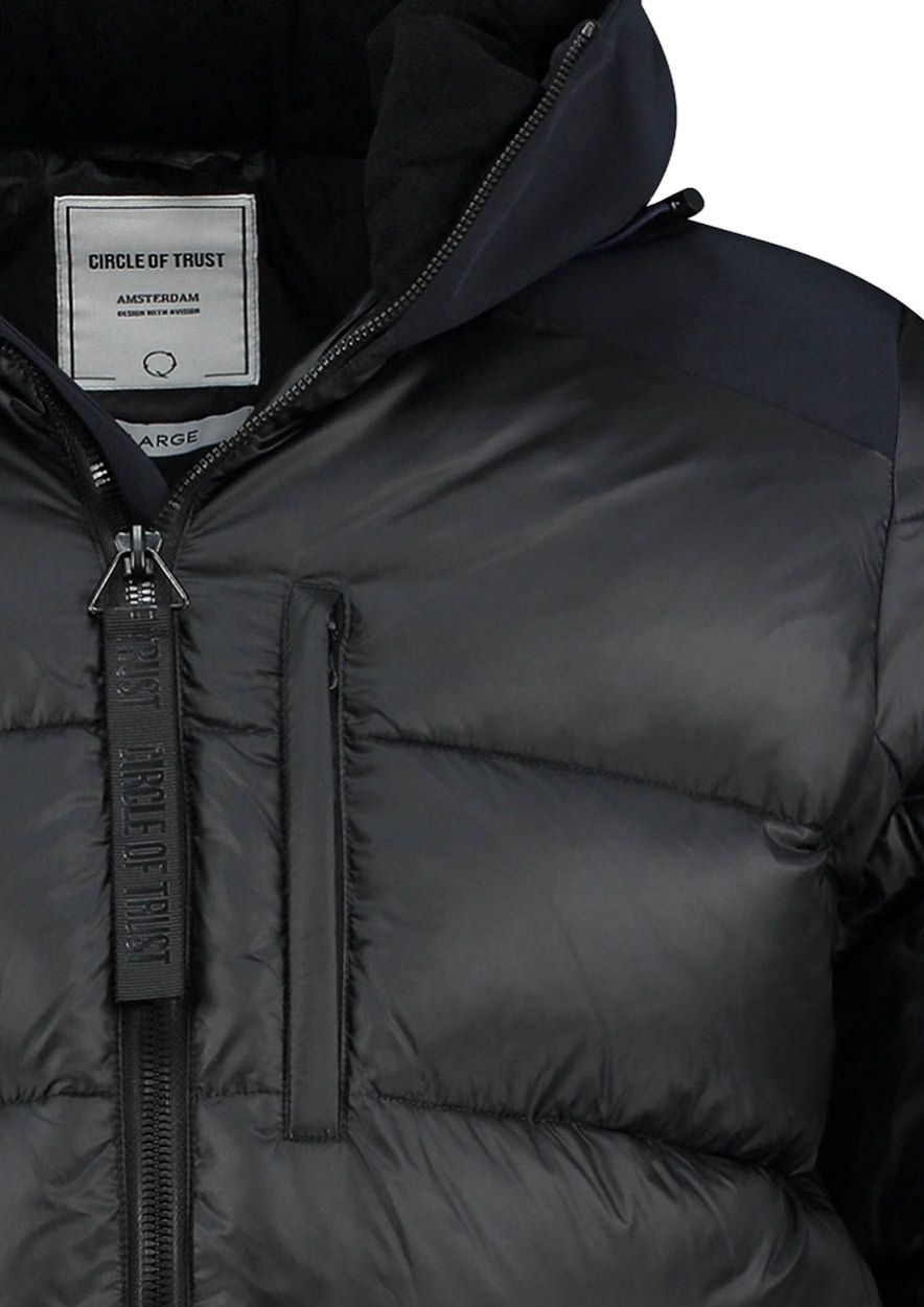 Otis padded dark blue winter jacket for men Circle Of Trust