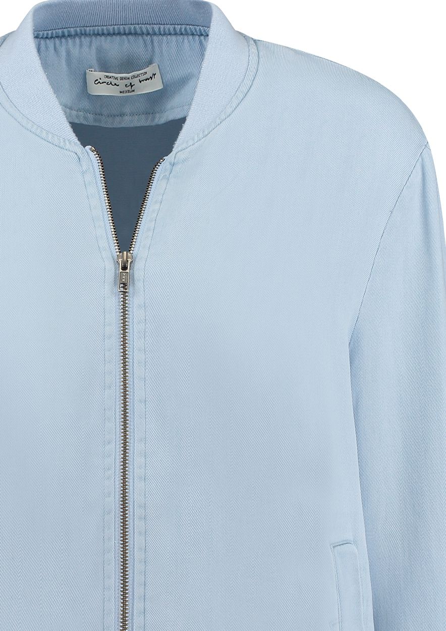 Baby blue bomber jacket womens discount