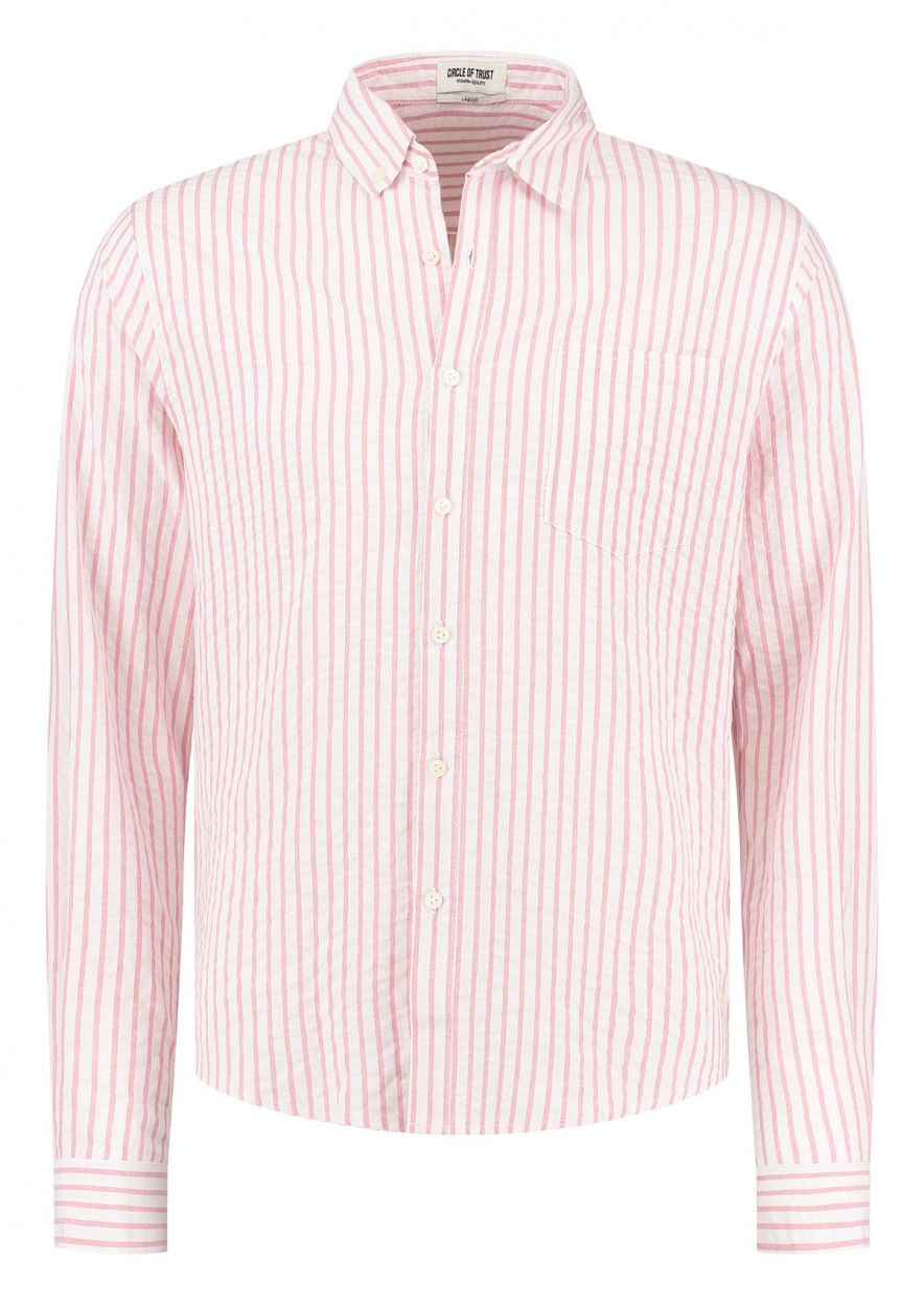 Striped shirt with rose outlet