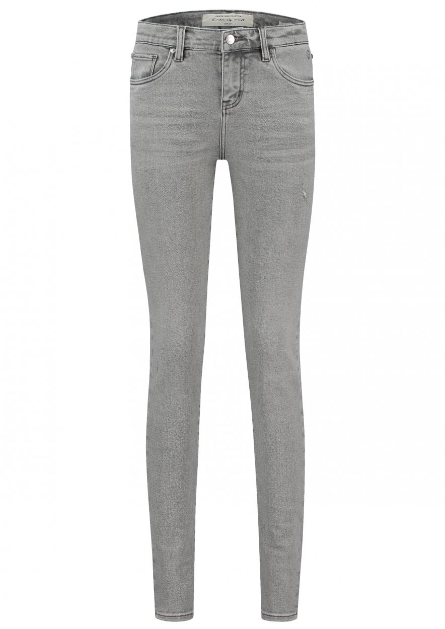 Girls grey skinny jeans hotsell