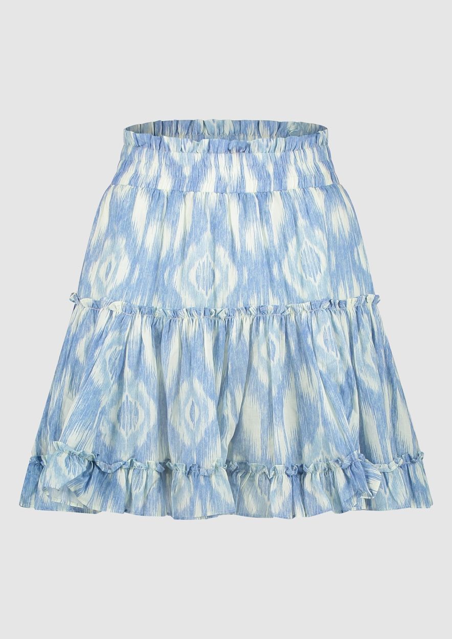 Girls Rocky Skirt Indigo Batik