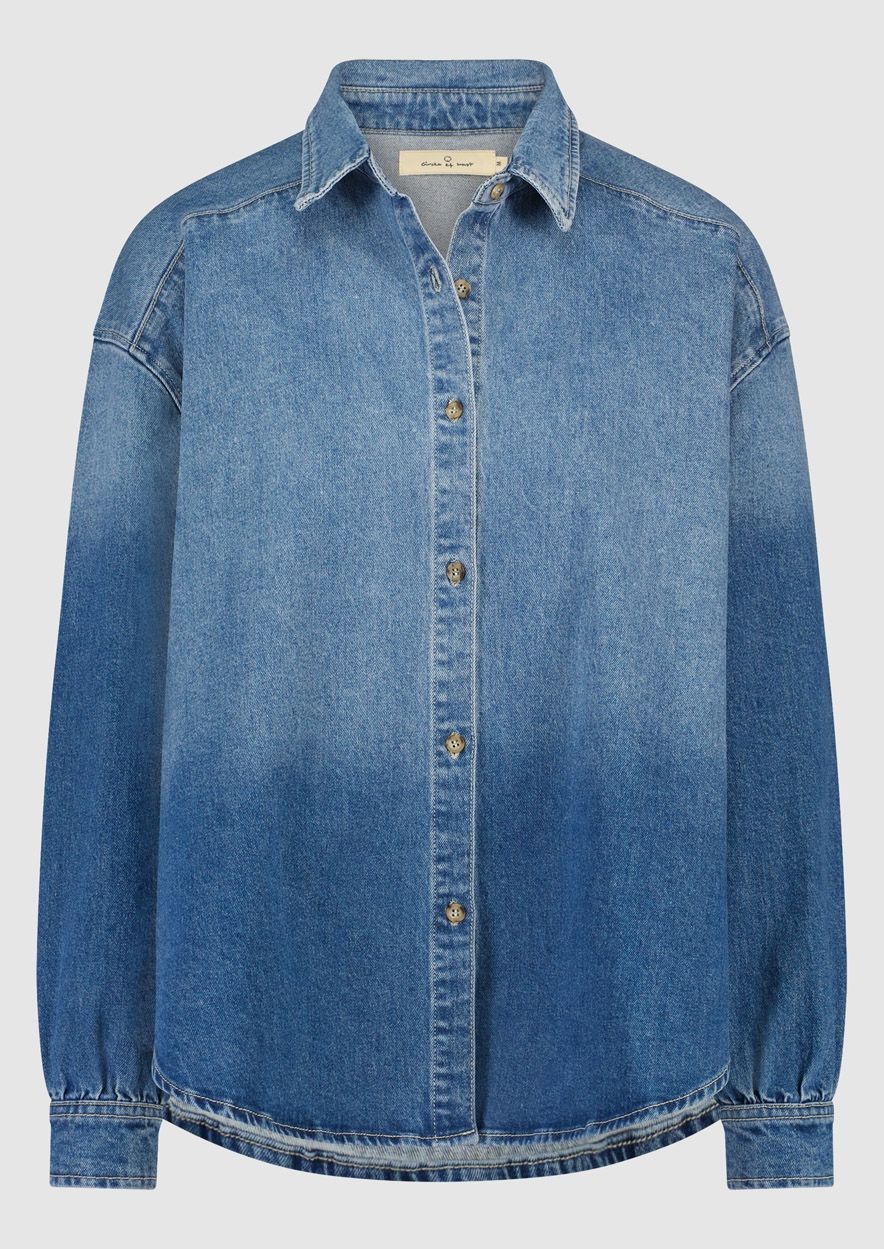 Nounou Denim Blouse Imperial Blue