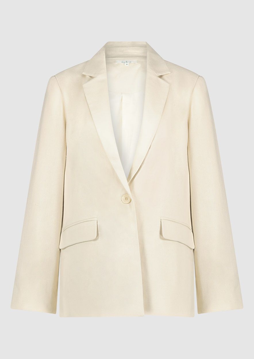 Girls Nora Blazer Antique White