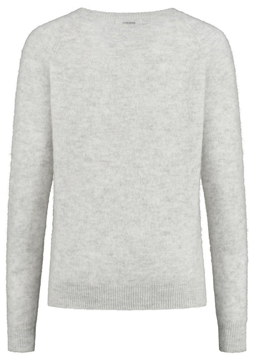 Birdie fijn gebreide lichtgrijze wollen trui voor dames Circle Of Trust official webshop