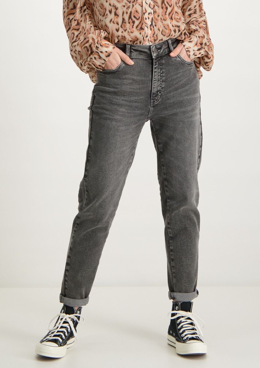 ondergronds Binnen Zeep Chloe vintage grijze mom jeans voor dames | Circle Of Trust official webshop