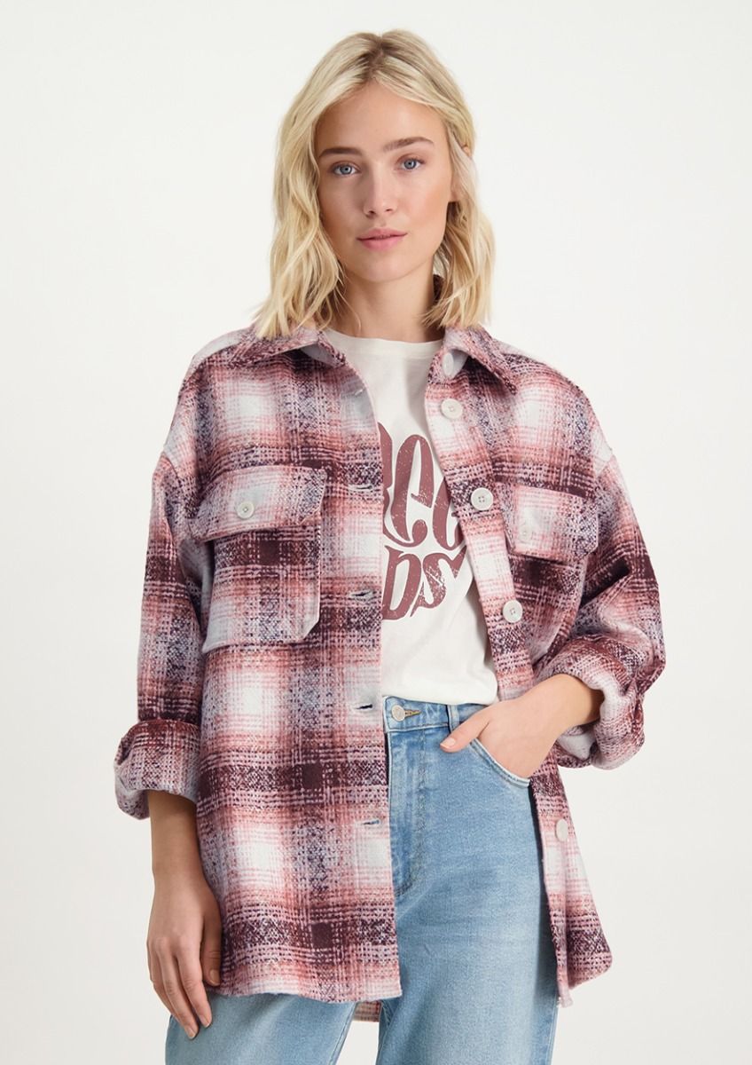 Dani Overshirt Vintage Violet Check