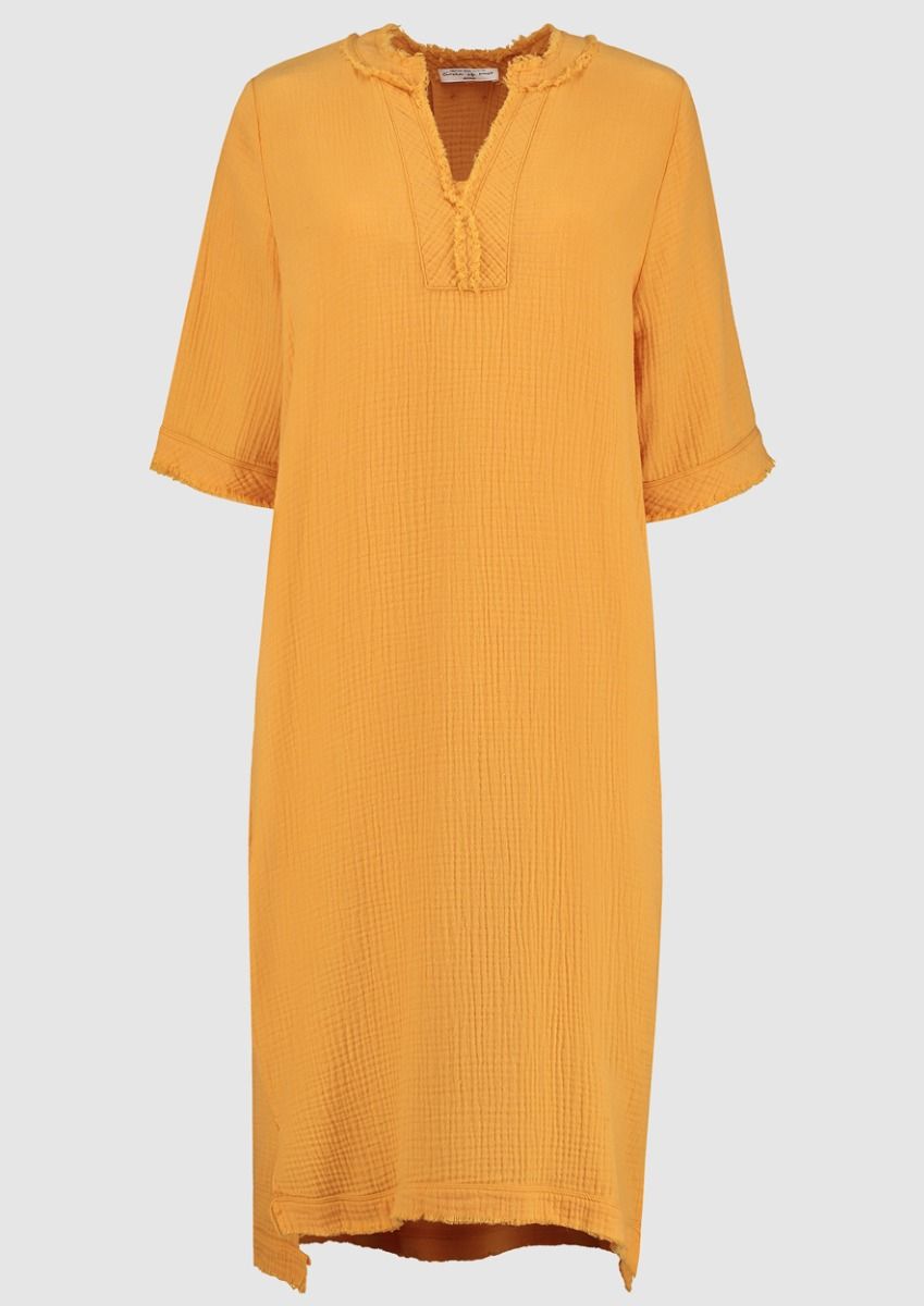 Gill okergele jurk voor dames Circle Of Trust official webshop