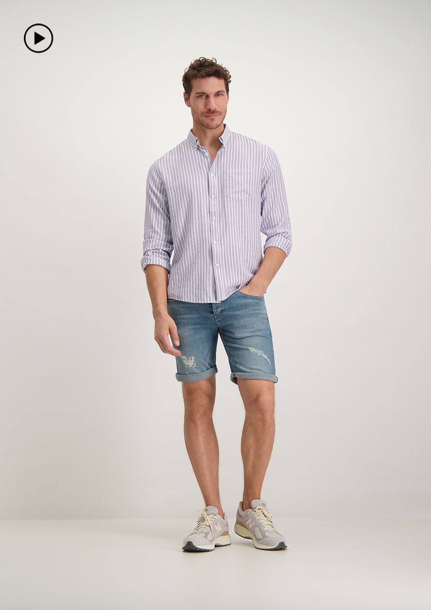 Connor Denim Short Pacific Blue