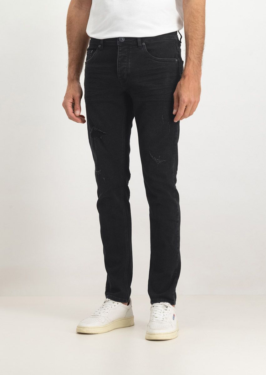 Jeans slim noir clearance