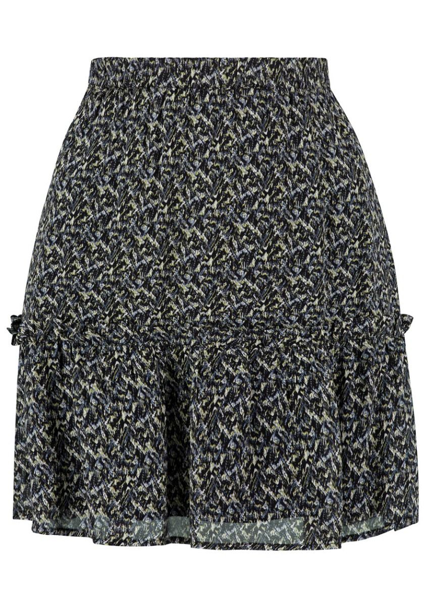 Girls Kate Skirt Blue Water Print