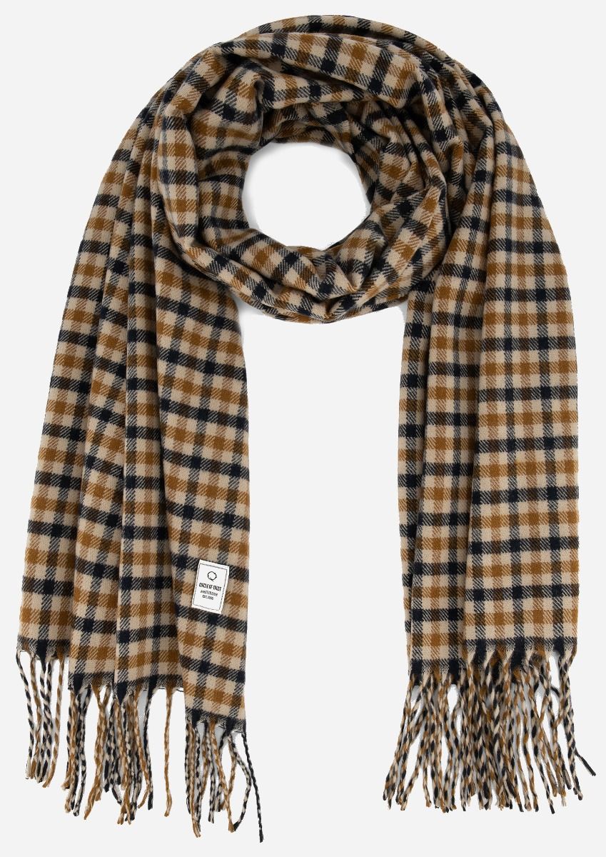 Liam Scarf Mustard Check