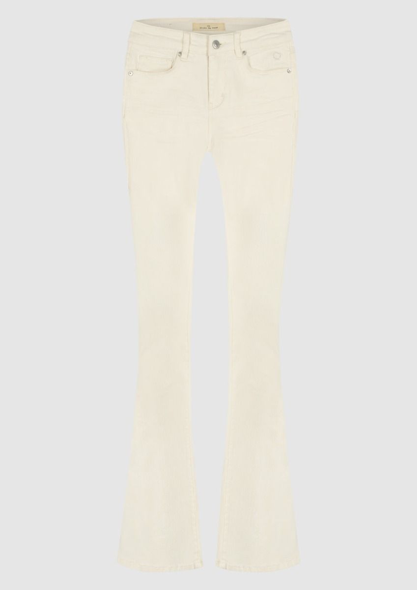 Witte flared jeans sales