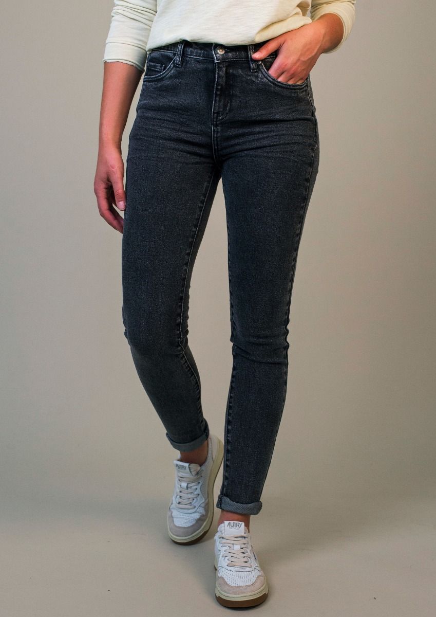 Classificatie dauw melk Pippa vintage zwarte high-rise skinny jeans voor dames | Circle Of Trust  official webshop