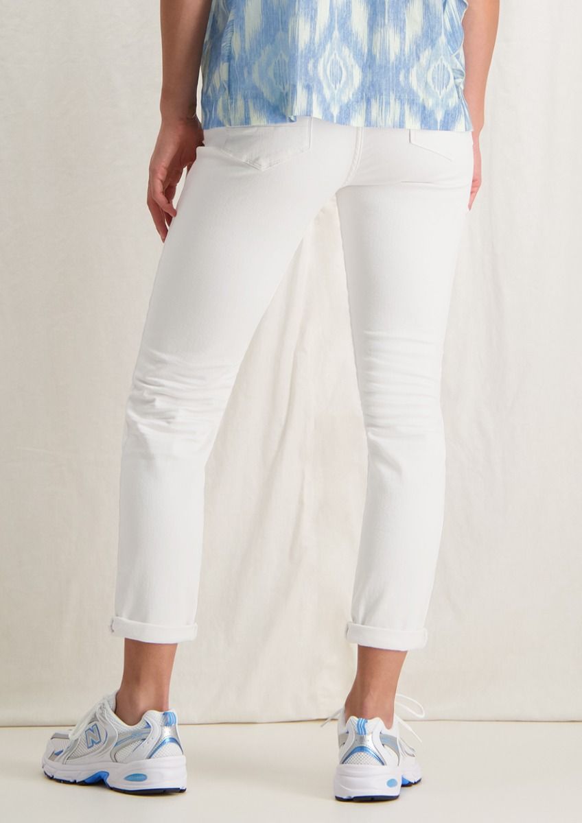 Chloe white jeans top