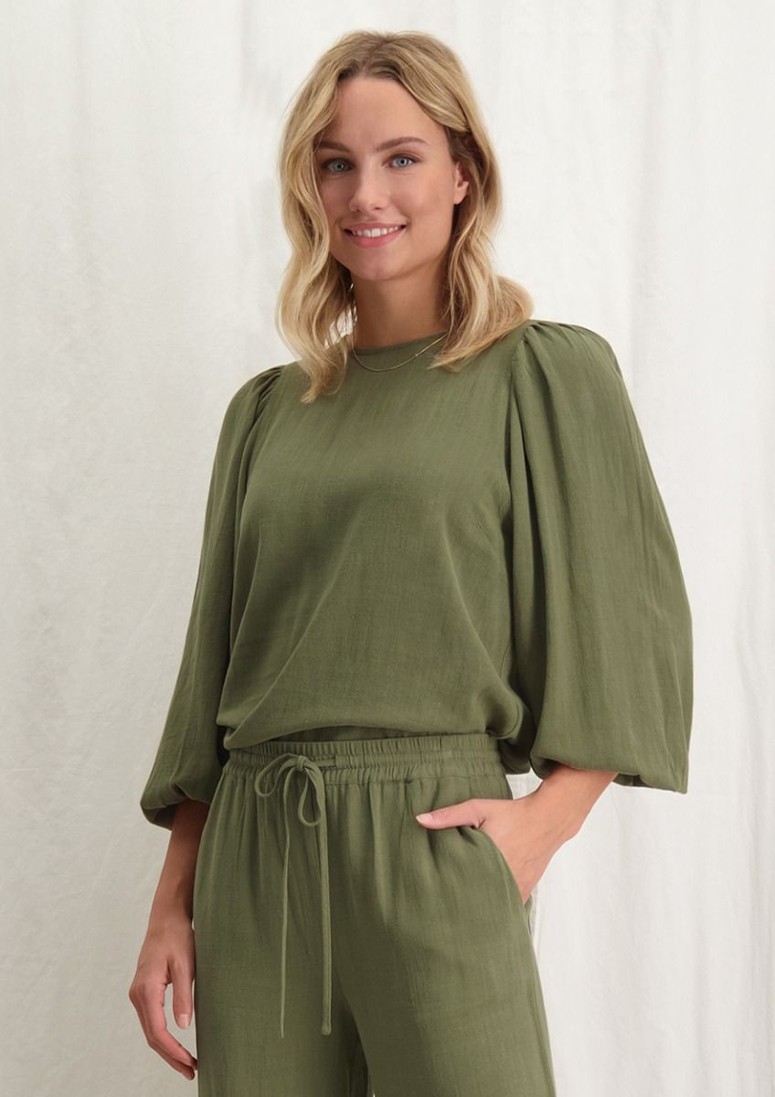 Miley Blouse Husk Green