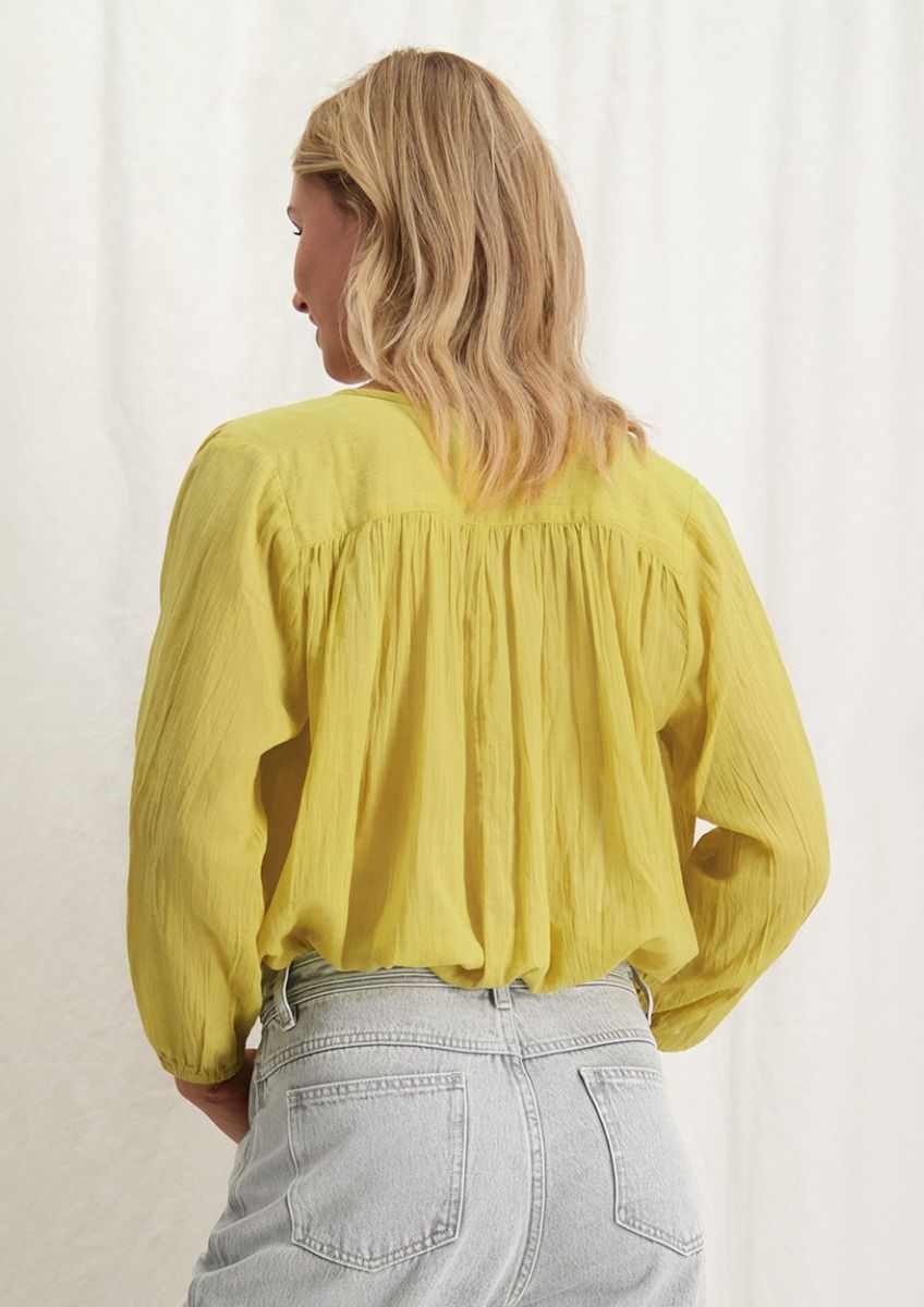 Yellow blouse cheap