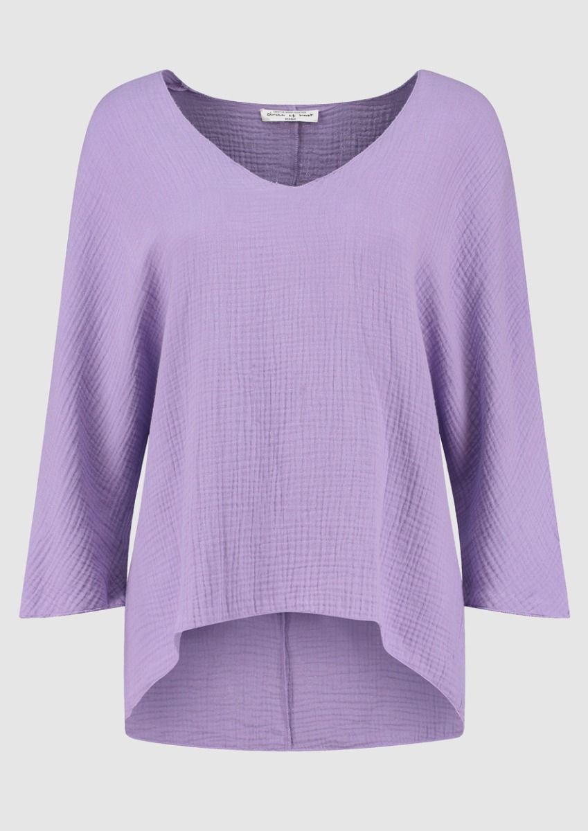 Sadie Blouse Chalk Violet