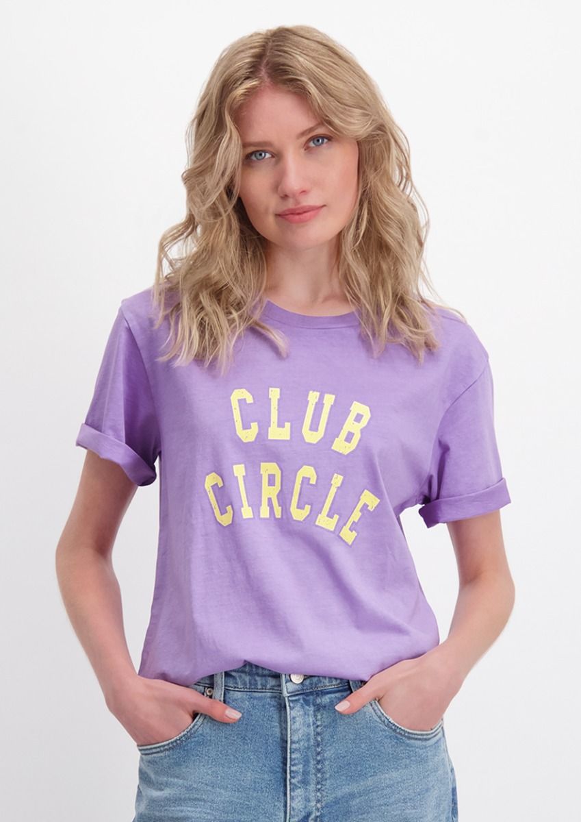T shirt lila dames top