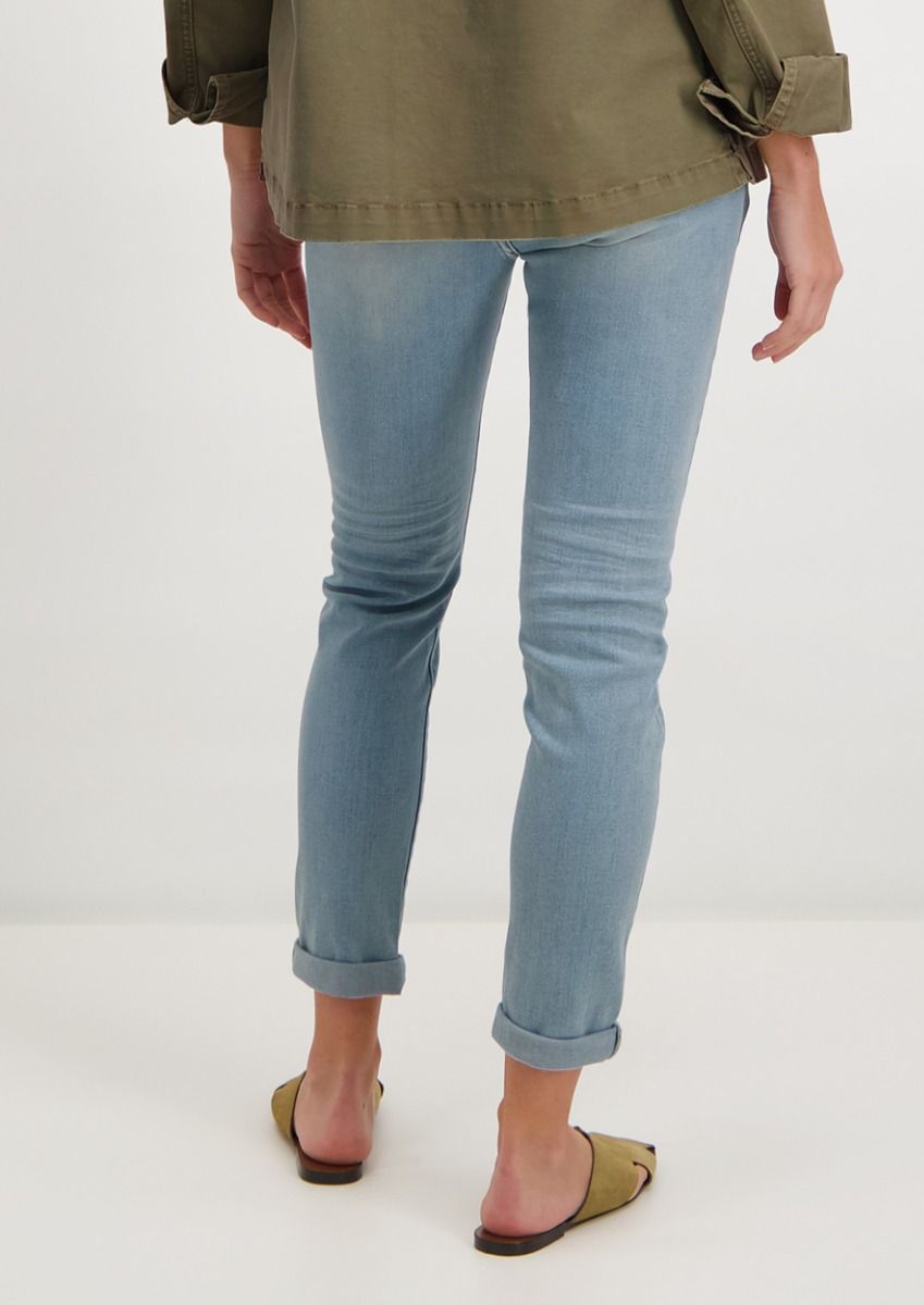 Cooper light blue skinny boyfriend jeans with damage details Circle Of Trust official webshop