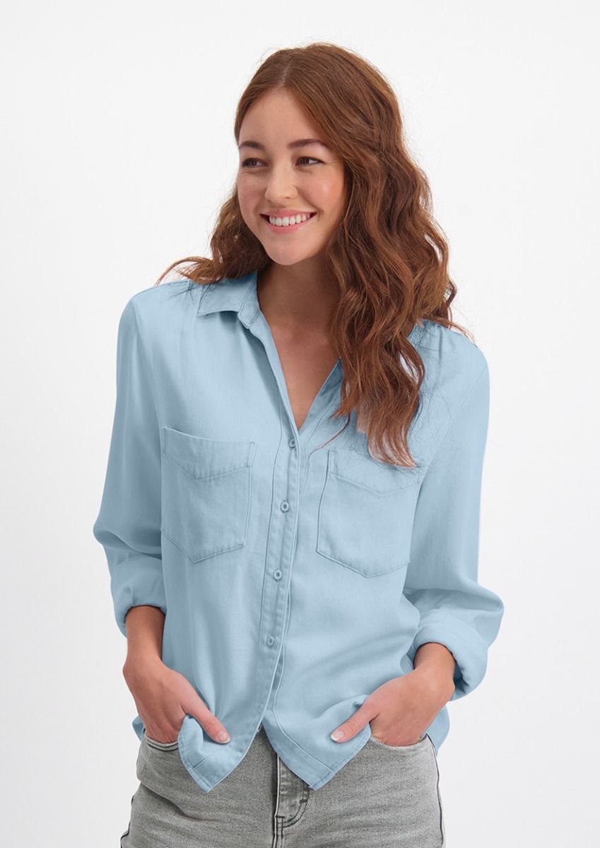 Sky hot sale blue blouse