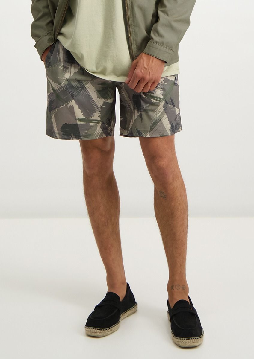 Daley Swimshort Army Print