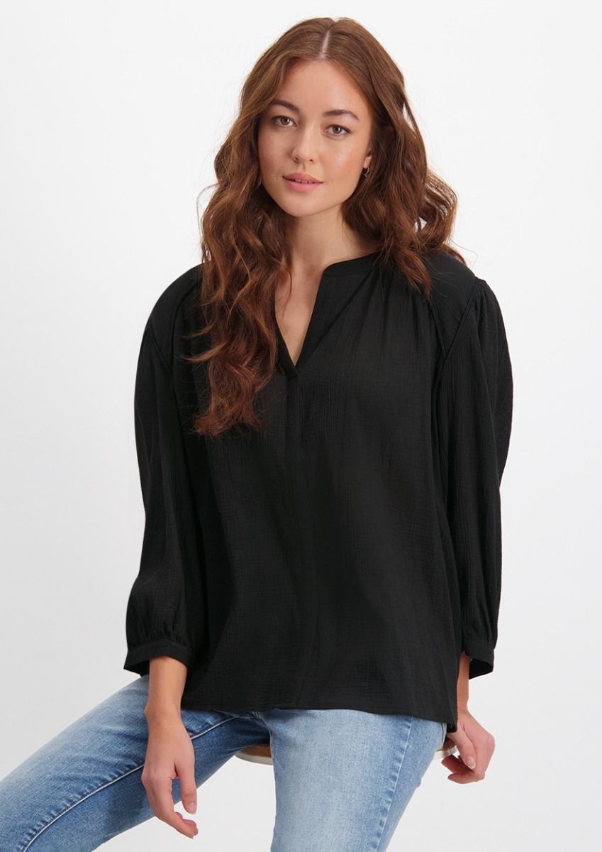 Dames top zwart discount