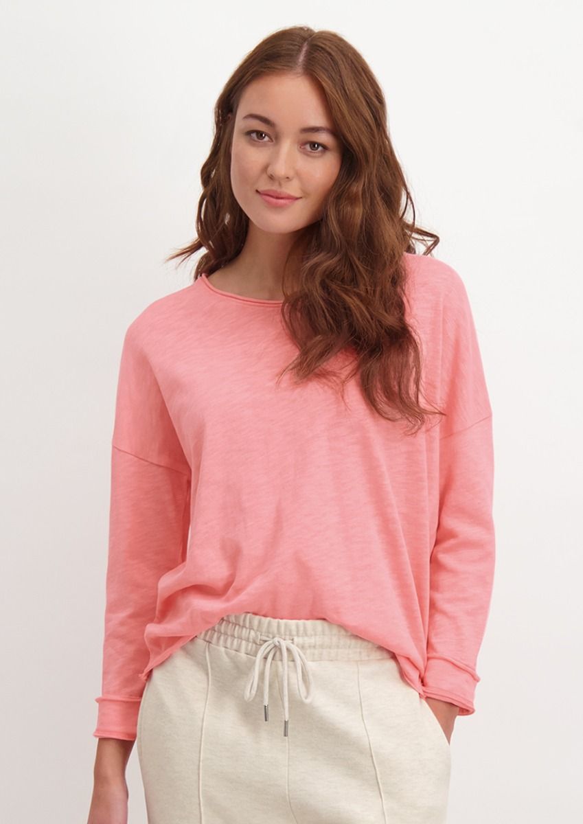 Roze cheap longsleeve dames