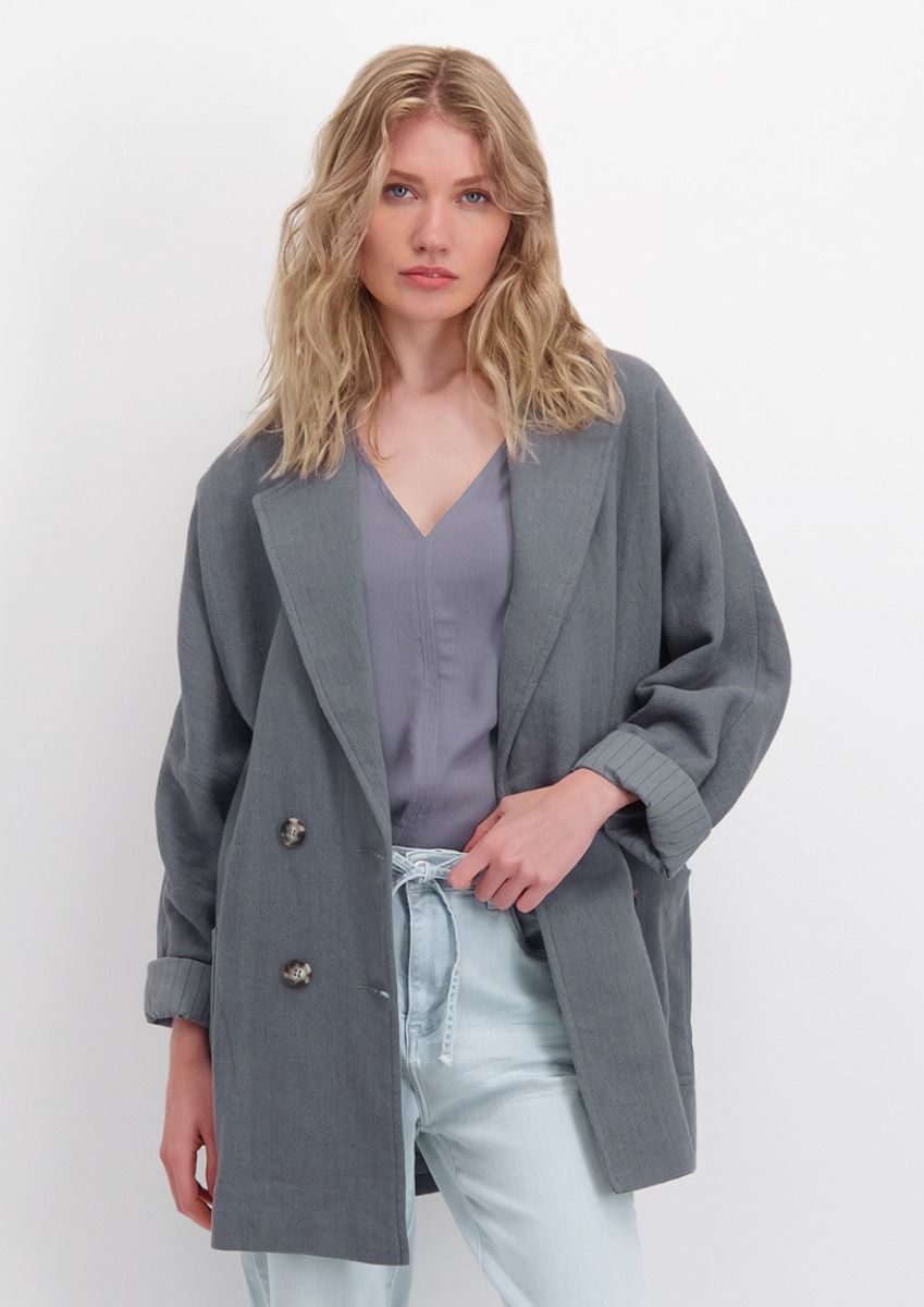 Grijze blazer online