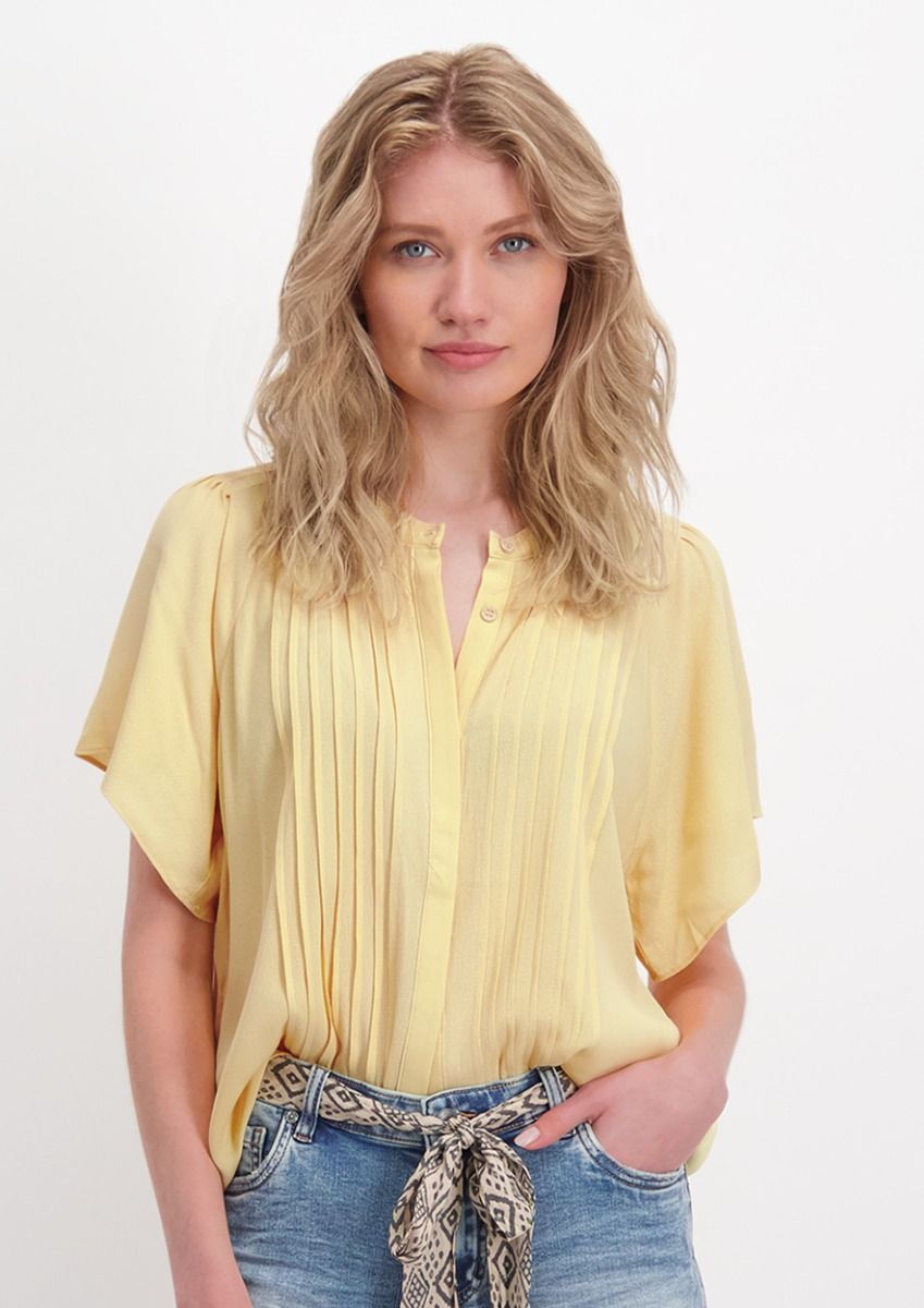 Pale yellow blouse on sale