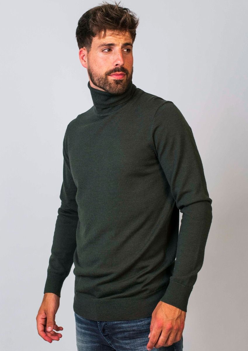 Stewart Turtleneck Heavy Green