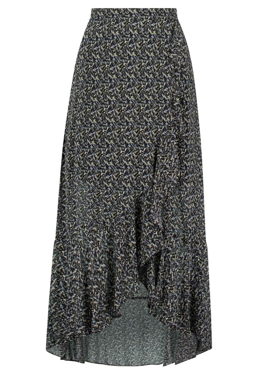 Girls Tess Skirt Blue Water Print