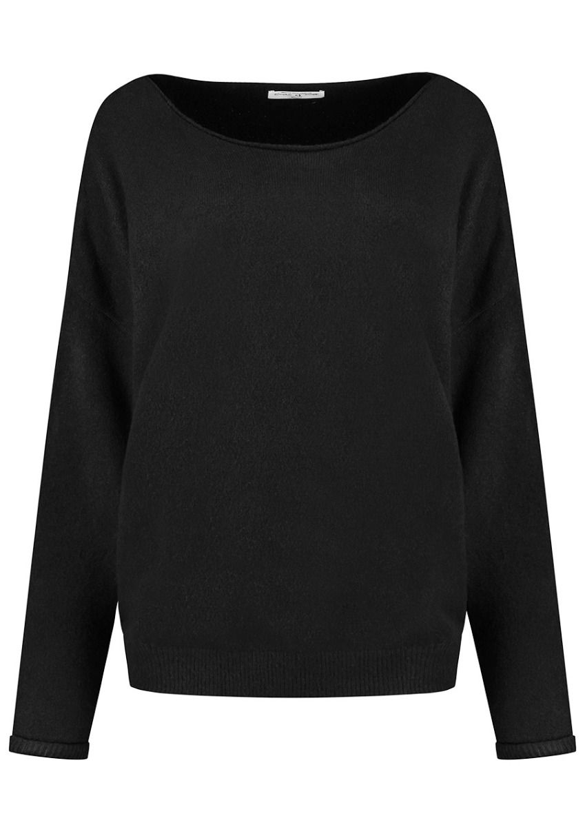 Zane Loose Fit Sweater Zwart