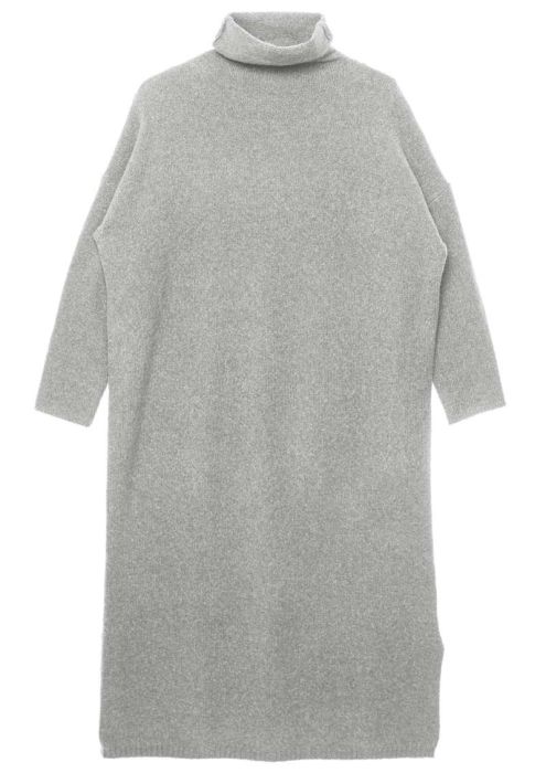 Maggie Knit Dress Grey Melange