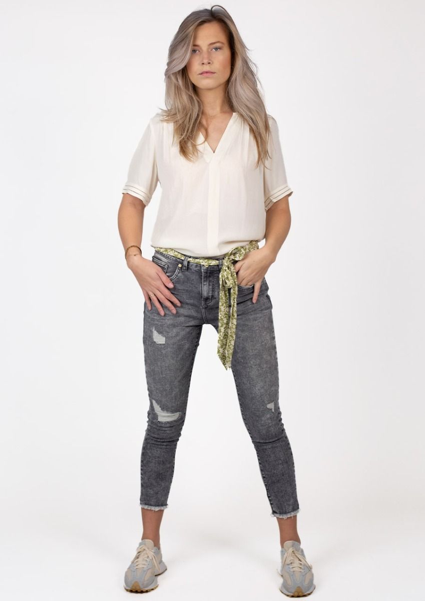 Cooper grijze boyfriend jeans met 