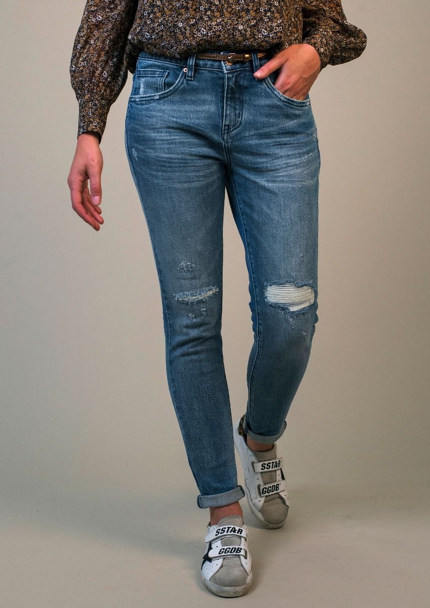 Cooper blue skinny boyfriend fit jeans 